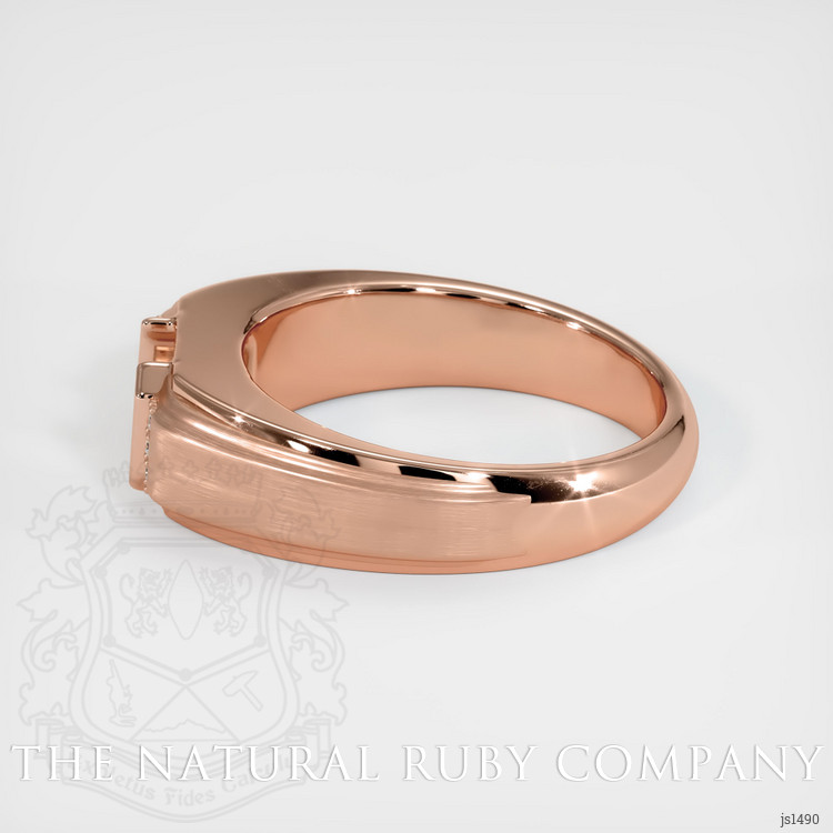 14K Rose Gold Men's Ring Setting