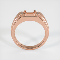 14K Rose Gold Men's Ring Setting Image
