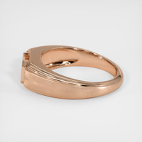 18K Rose Gold Men's Ring Setting Image