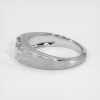 14K White Gold Men's Ring Setting Image