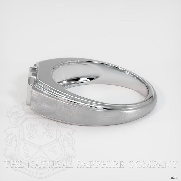 18K White Gold Men's Ring Setting