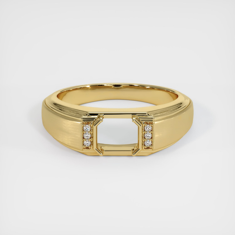 14K Yellow Gold Men's Ring Setting