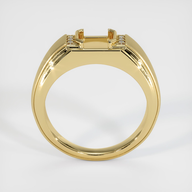 14K Yellow Gold Men's Ring Setting
