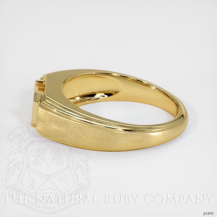 18K Yellow Gold Men's Ring Setting