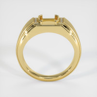 18K Yellow Gold Men's Ring Setting Image