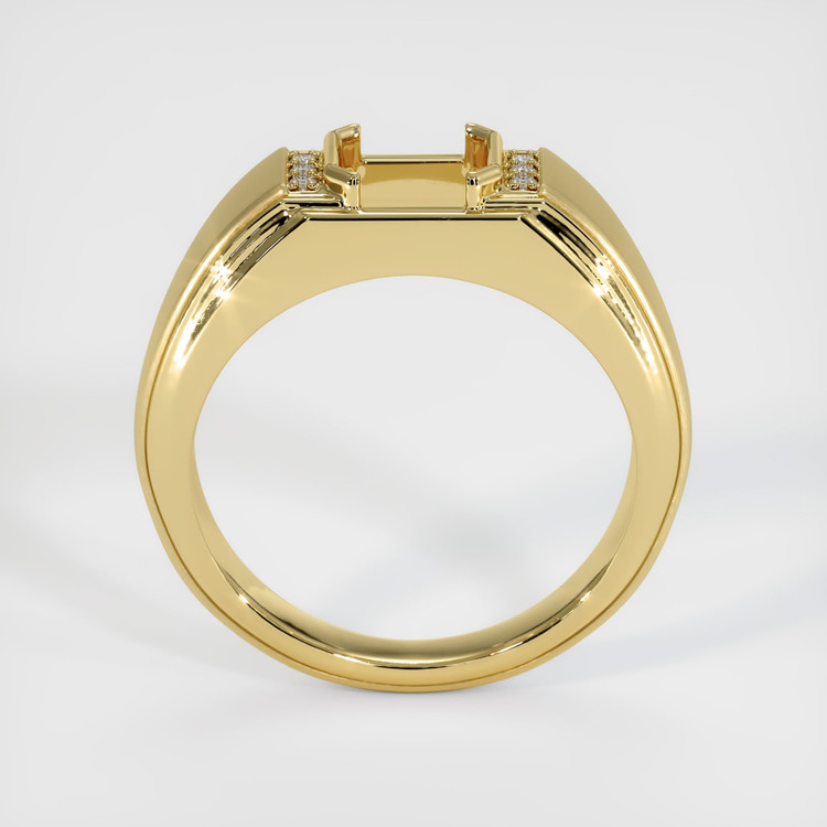 18K Yellow Gold Men's Ring Setting
