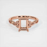 14K Rose Gold Accent Stones Ring Setting Image