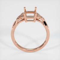 14K Rose Gold Accent Stones Ring Setting Image