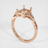18K Rose Gold Accent Stones Ring Setting Video