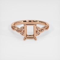 18K Rose Gold Accent Stones Ring Setting Image