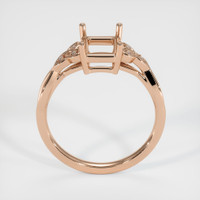 18K Rose Gold Accent Stones Ring Setting Image