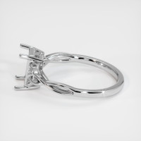 14K White Gold Accent Stones Ring Setting Image