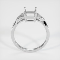 14K White Gold Accent Stones Ring Setting Image