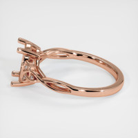 14K Rose Gold Accent Stones Ring Setting Image