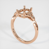 18K Rose Gold Accent Stones Ring Setting Video