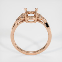 18K Rose Gold Accent Stones Ring Setting Image