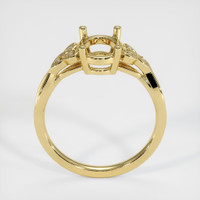 18K Yellow Gold Accent Stones Ring Setting Image