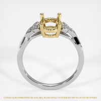 14K Yellow & White Accent Stones Ring Setting Image