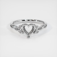 Silver Accent Stones Ring Setting Image