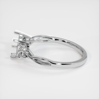 18K White Gold Accent Stones Ring Setting Image