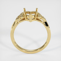 10K Yellow Gold Accent Stones Ring Setting Image