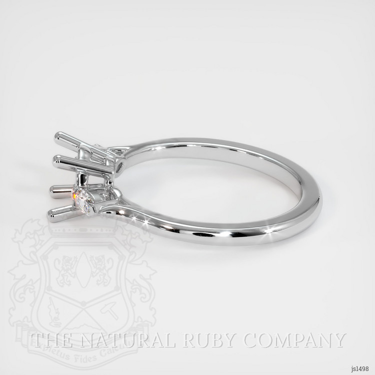 Silver Three Stone Ring Setting
