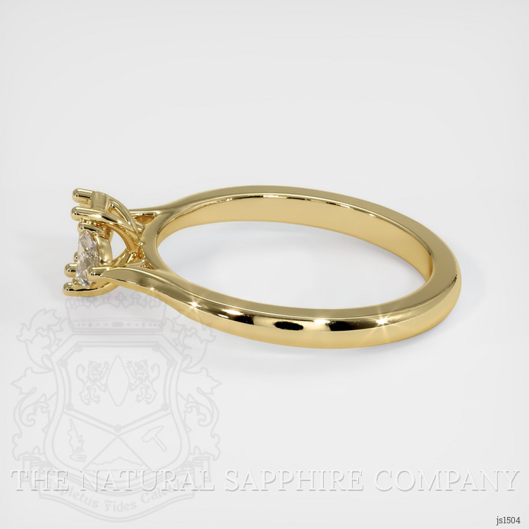 10K Yellow Gold Three Stone Ring Setting