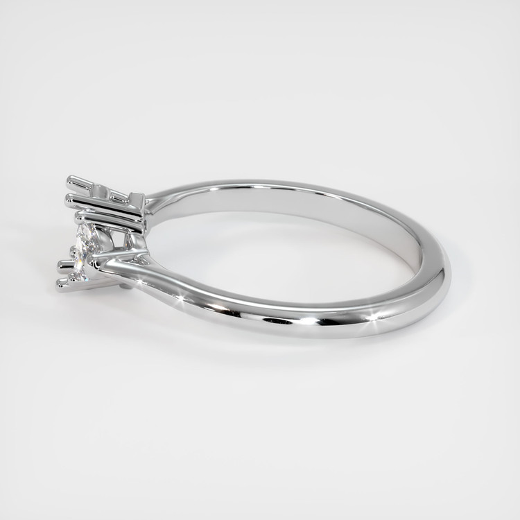 Platinum 950 Three Stone Ring Setting