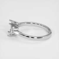Platinum 950 Three Stone Ring Setting Image