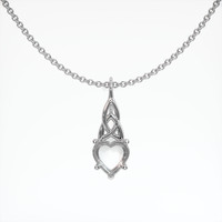 18K White Gold Solitaire Pendant Setting Video
