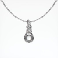 Platinum 950 Solitaire Pendant Setting Video