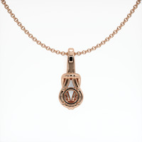 14K Rose Gold Solitaire Pendant Setting Video