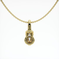 18K Yellow Gold Solitaire Pendant Setting Video