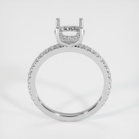14K White Gold Pave Ring Setting Image