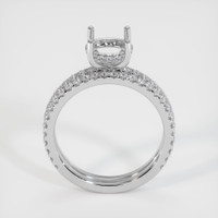 10K White Gold Pave Ring Setting Image