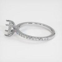 Silver Pave Ring Setting Image