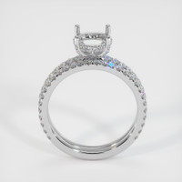 10K White Gold Pave Ring Setting Image