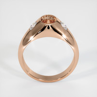18K Rose Gold Men's Ring Setting Image