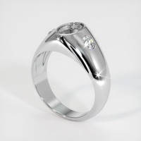 10K White Gold Men's Ring Setting Video