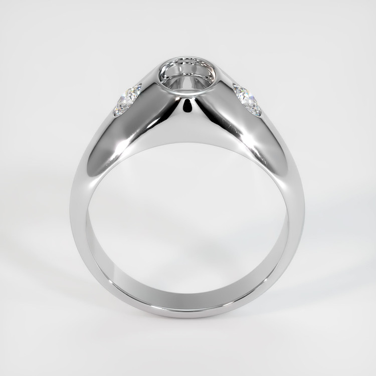 10K White Gold Men's Ring Setting