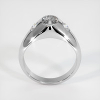 14K White Gold Men's Ring Setting Image