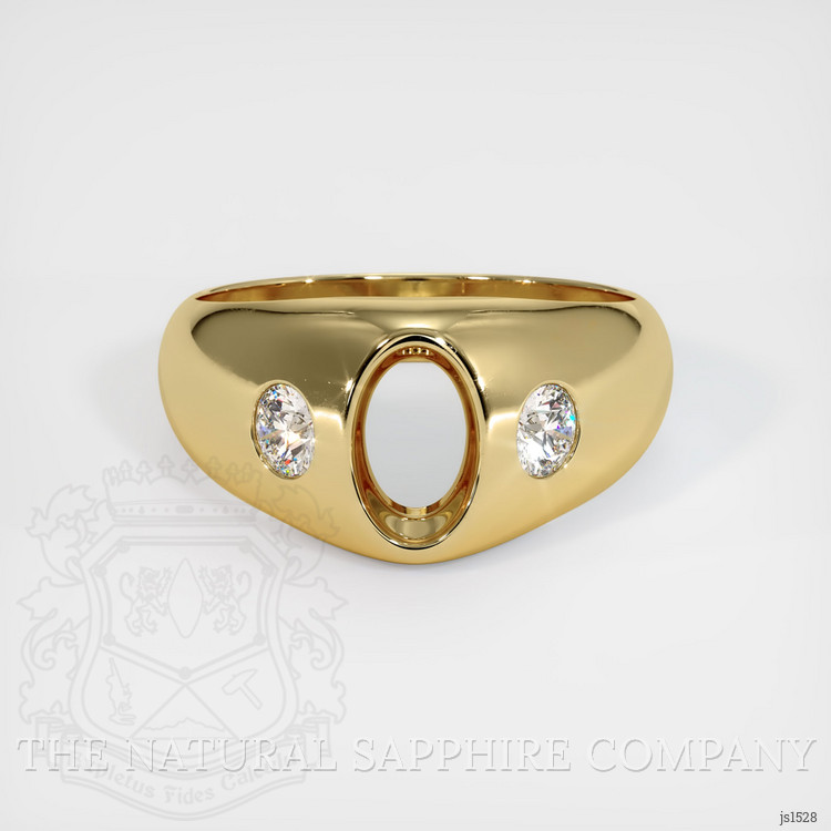 10K Yellow Gold Men's Ring Setting