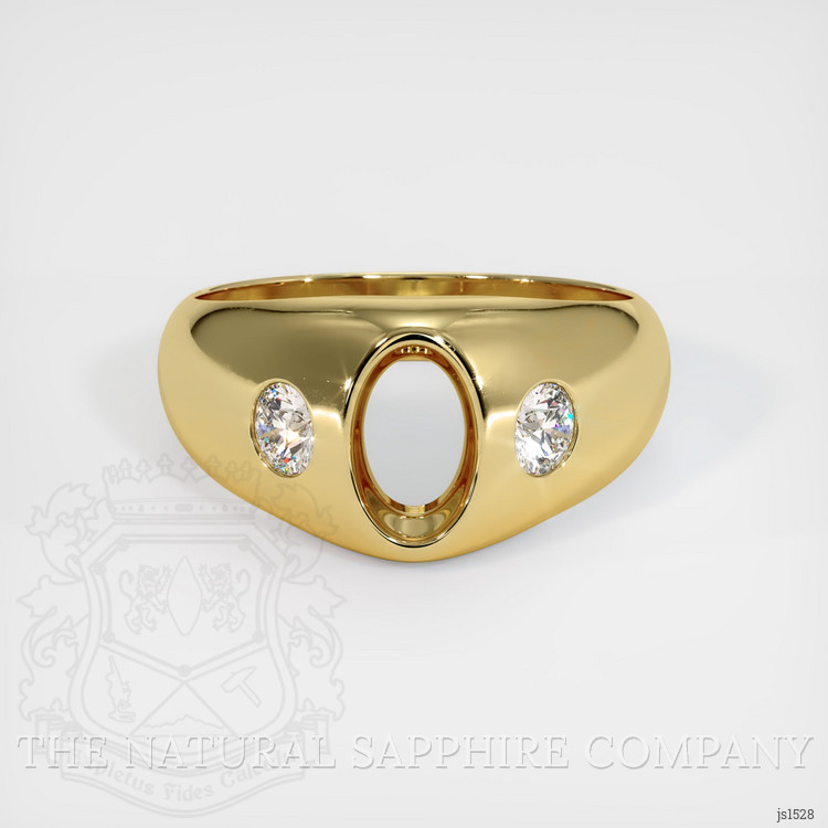 18K Yellow Gold Men's Ring Setting