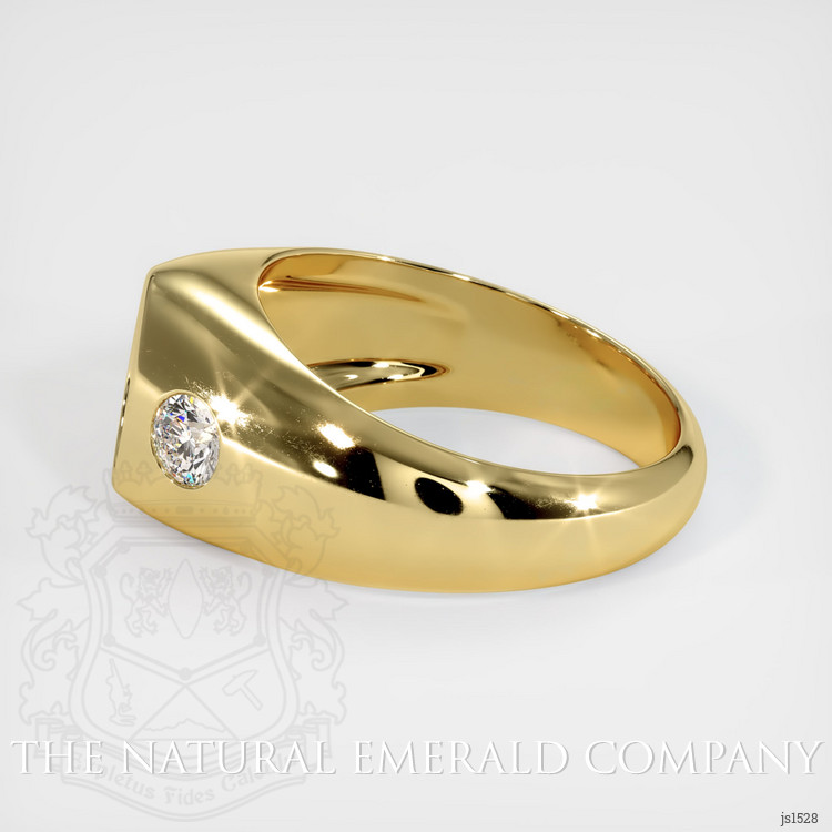 18K Yellow Gold Men's Ring Setting