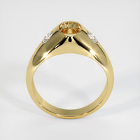 18K Yellow Gold Men's Ring Setting Image