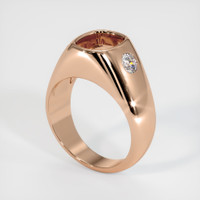 18K Rose Gold Men's Ring Setting Video