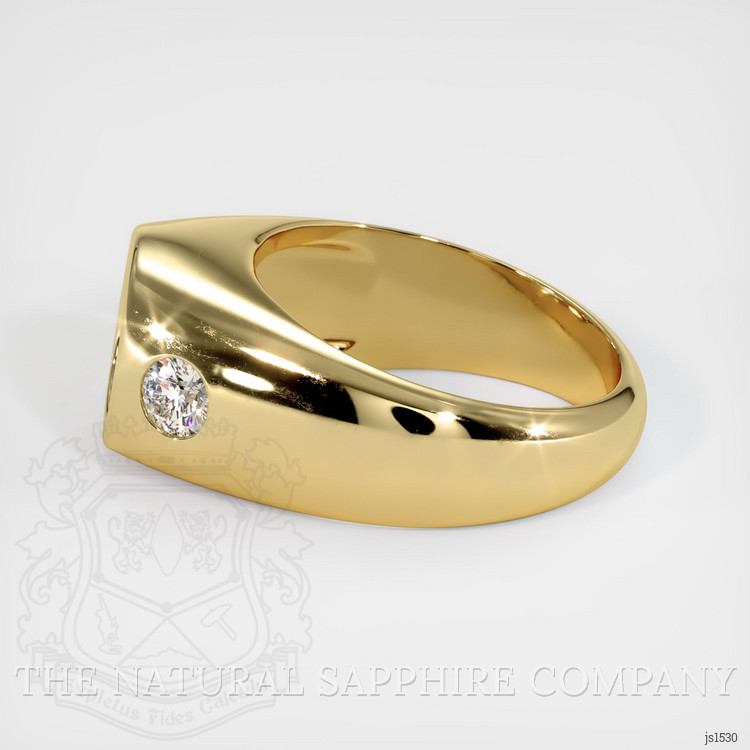 10K Yellow Gold Men's Ring Setting