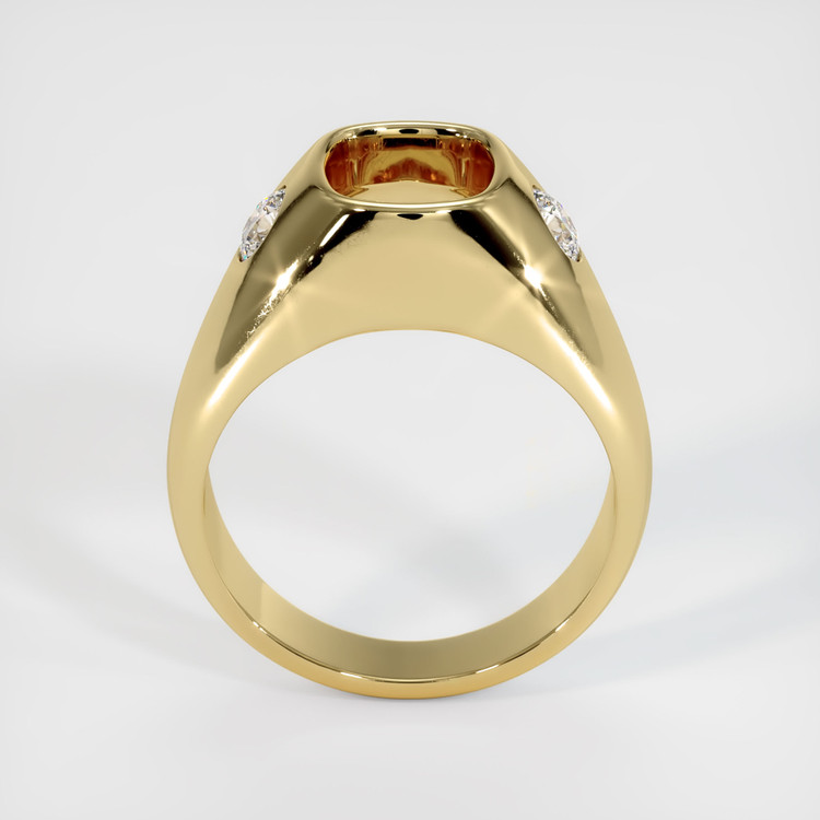 14K Yellow Gold Men's Ring Setting