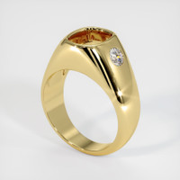 18K Yellow Gold Men's Ring Setting Video