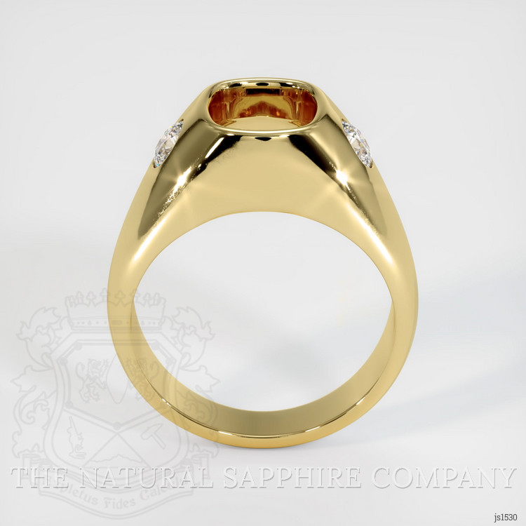 18K Yellow Gold Men's Ring Setting